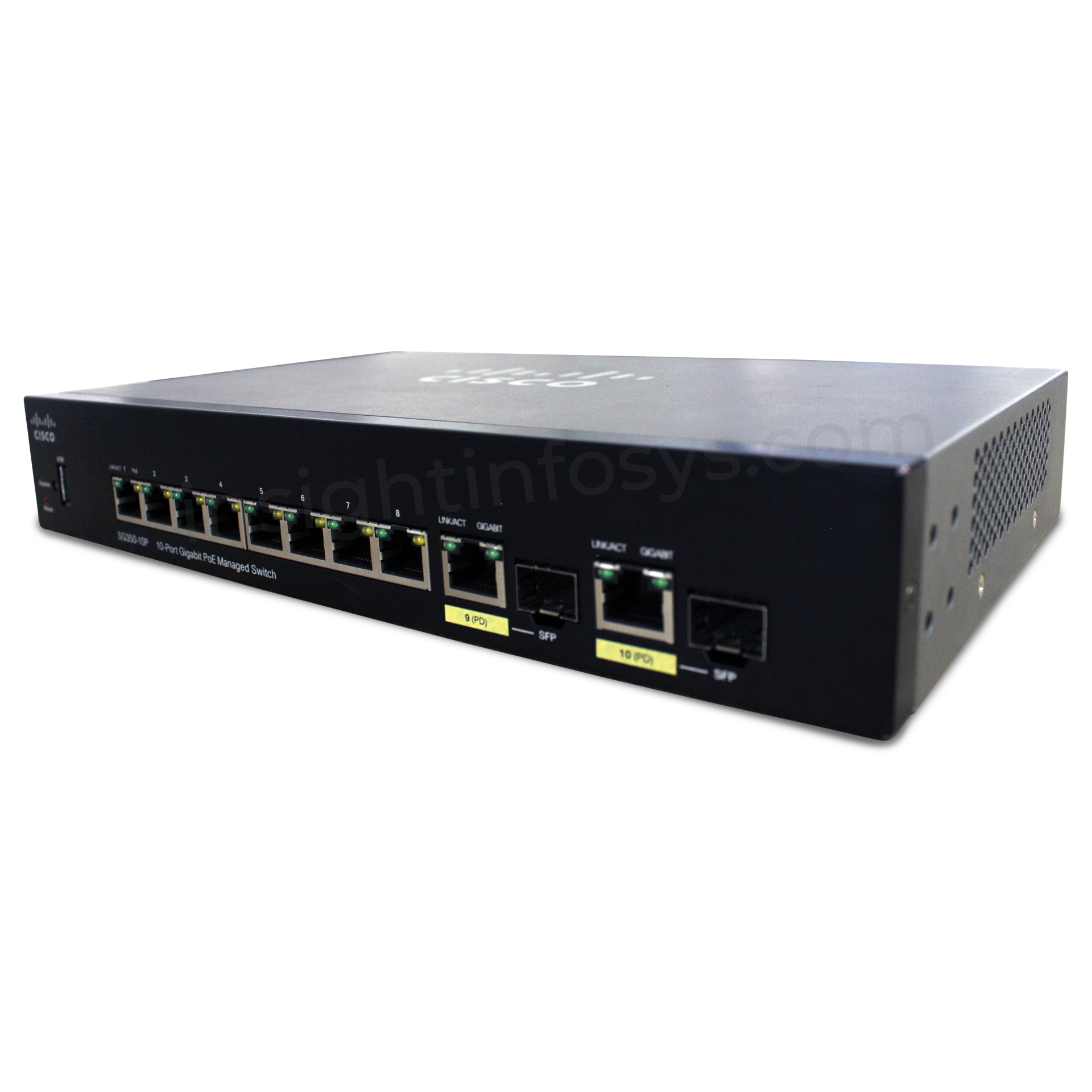 Cisco SG350-10 Port PoE - Image 3